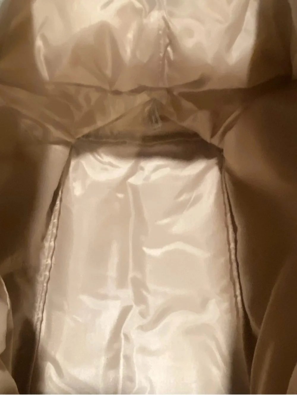 BEIS Cream and Pale Yellow Two-Tone Tote
